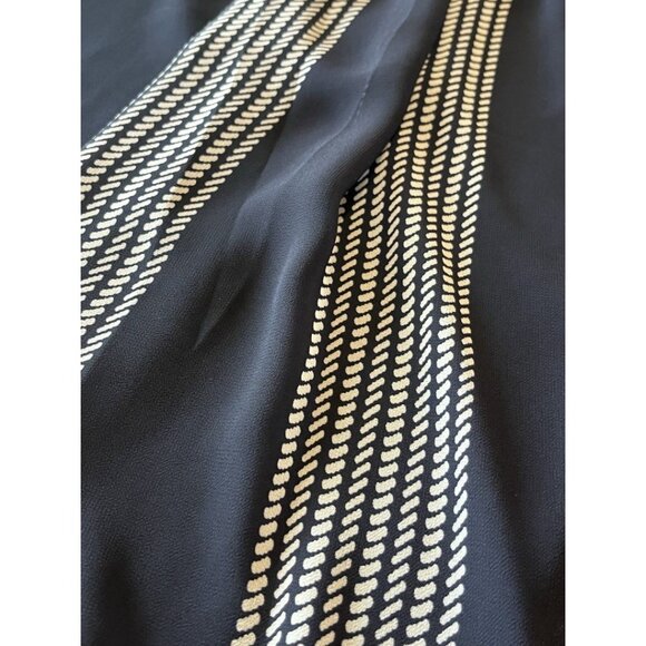 ANNE KLEIN Bilbao Stripe Chiffon Midi Skirt Women’s Sz 4 - Picture 2 of 11